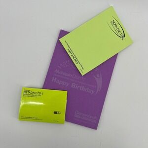 Pharmaceutical Promotional Post-it Note Pads Genentech Nova Factor Metadate